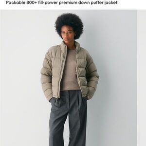 Superpop down puffer jacket by Aritzia